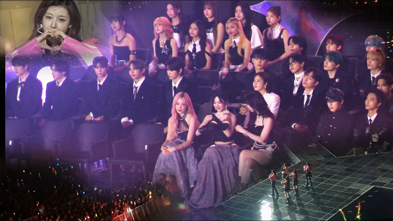 [피프티피프티 CUPID + SOS + GRAVITY] 에스파 aespa,라이즈 RIIZE, 유니스 ,에이티즈 Reaction FIFTY FIFTY@241117 KGMA 직캠