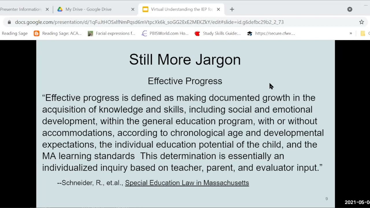 The IEP Process and Strategies for Managing Professional Relationships with Team Members