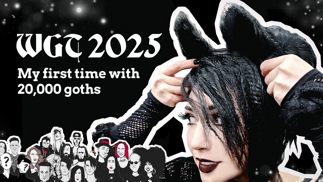 WGT 2025 Vlog 🦇 My FIRST time, World's BIGGEST goth festival! (I did it all. And survived.)