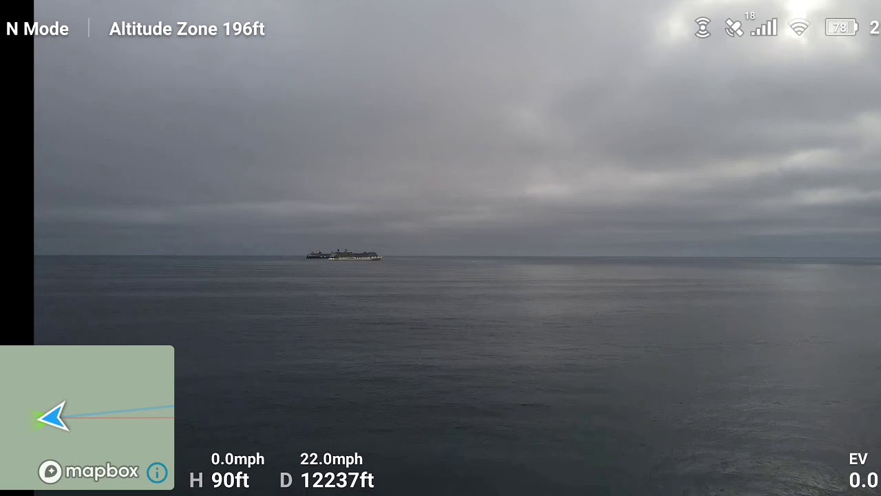 Mavic Air 2 Range Test! 23,000 feet over the ocean, will it make it?
