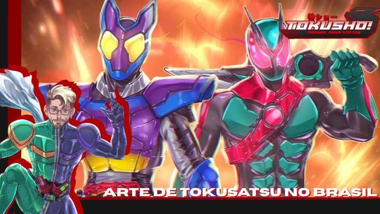 ARTE DE TOKUSATSU NO BRASIL 🎨⚡ | TOKUSHO!
