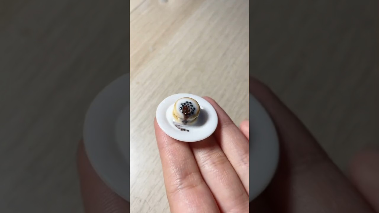 BOBA PANCAKE 🥞 #clayt #fyp #shorts #shortvideo #viral #claytutorial #polymerclay #viralvideo #fyps