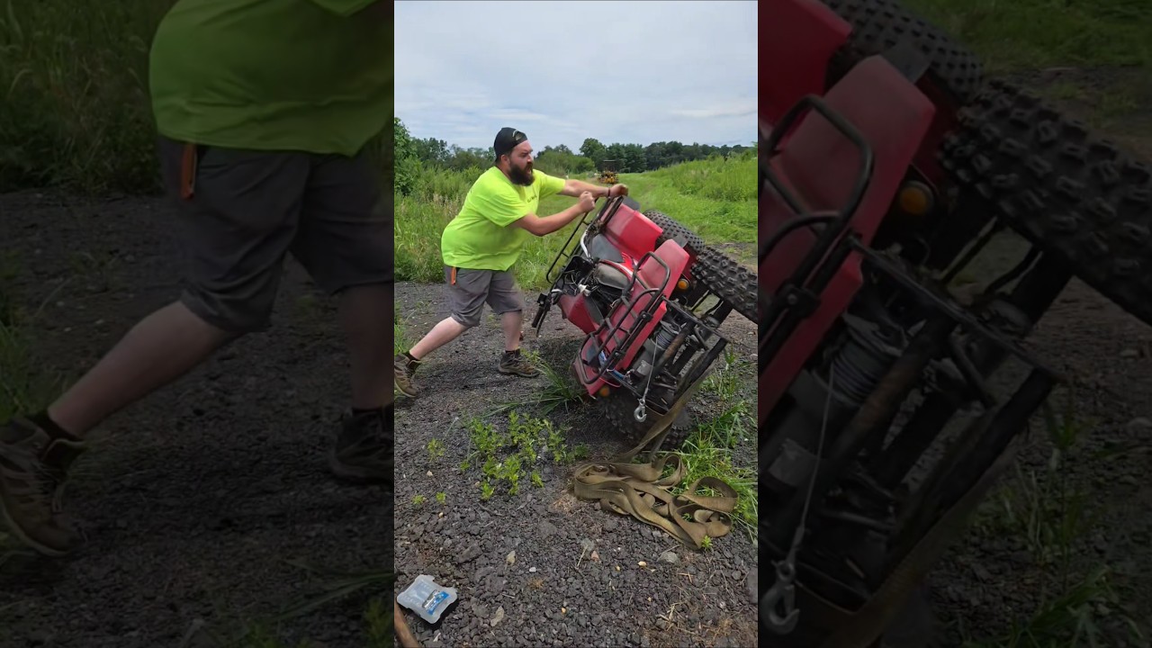 Un-seizing an old Honda TRX200 ATV engine and running it with Cam! #atv #atvrepair #hondaatv