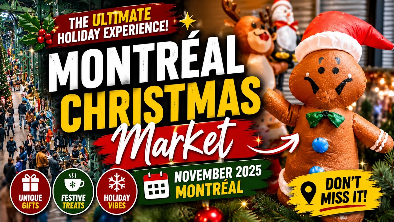 Christmas Market at Locoshop Angus | Montréal Holiday Vibes (Nov 22, 2024)