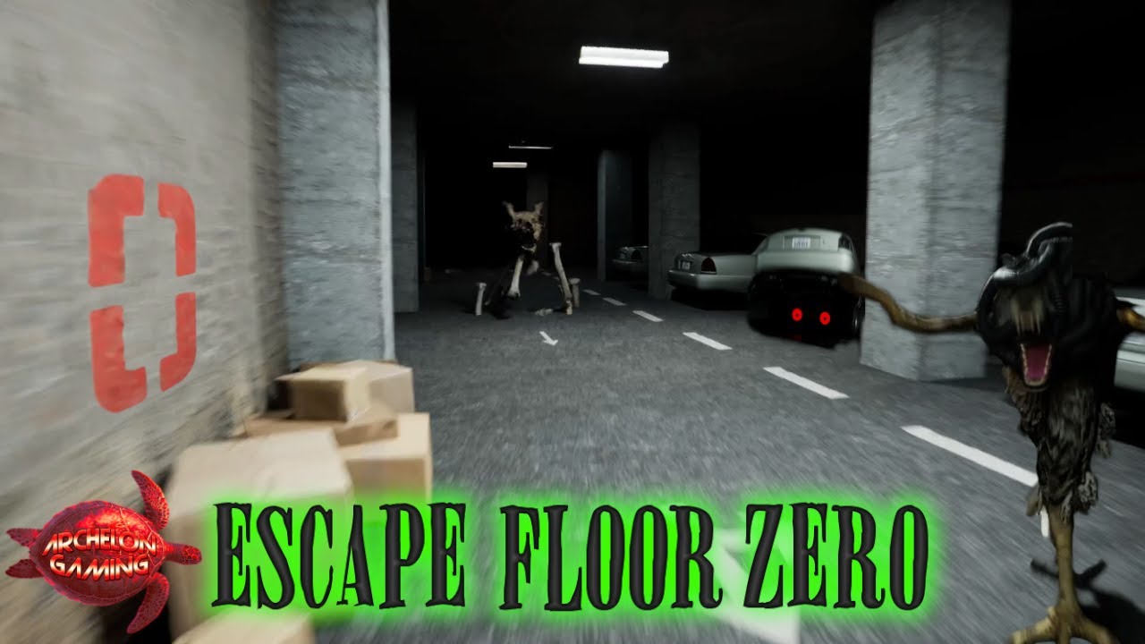 We Are Trapped In A Haunted Parking Garage… Can We Ever Escape? | Escape Floor Zero – Ep 1
