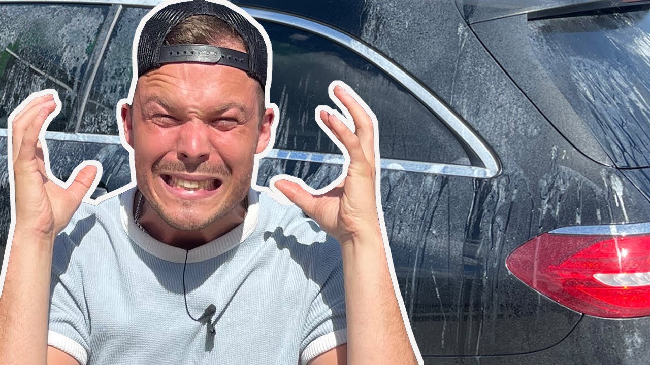 💦☀️AVFETTNING PÅ EN STEKHET BILLACK I SOLLJUS☀️💦