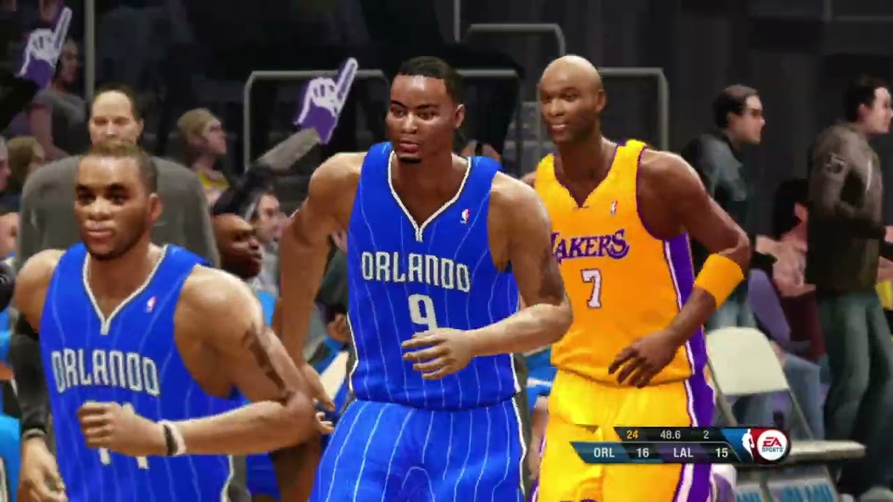 NBA Live 10 – Lakers vs Magic Simulation | Kobe Bryant Game Winner!