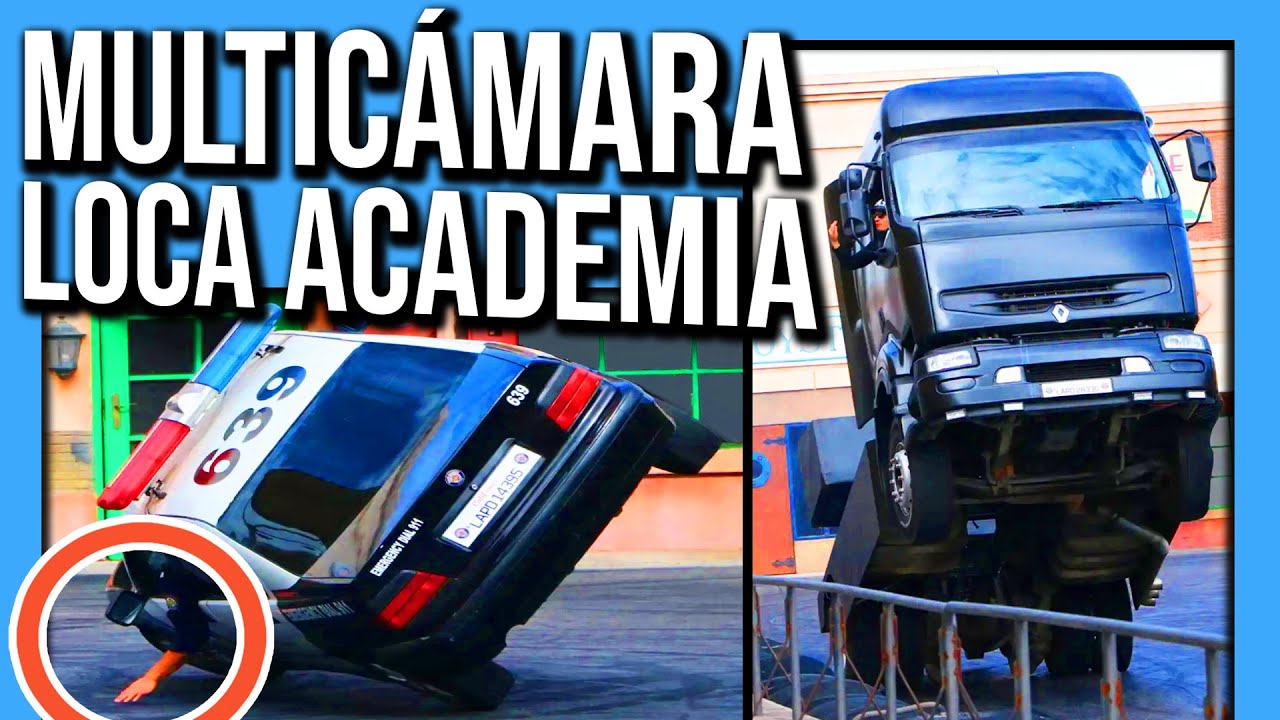 ➡️✅➡️ NUEVO SHOW ⬅️✅⬅️ LOCA ACADEMIA de POLICÍA 👮🏼🤪👮🏼‍♀️ con MULTICÁMARA 🚔🚓 (4k) 🚨🚨 Parque Warner 💛💛