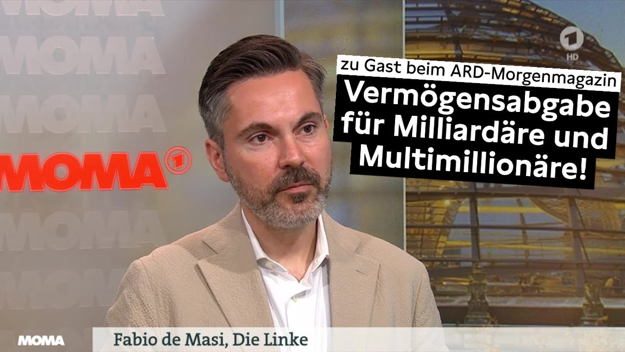 ARD-MOMA: Es braucht Politik für Millionen statt Milliardäre!