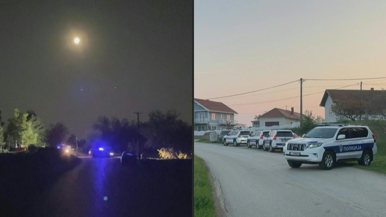 Images of police patrols after deadly Serbia shooting | AFP