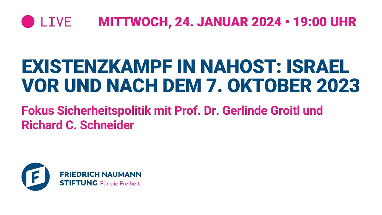 Existenzkampf in Nahost: Israel vor und nach dem 7. Oktober 2023