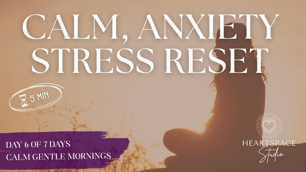 5 Minute Stress Reset Meditation 🌿 Calm Anxiety & Reset Your Nervous System | Morning | Day 6
