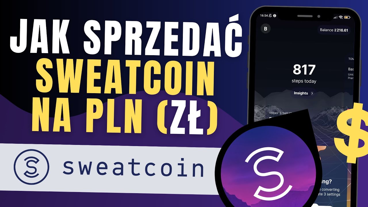 Jak sprzedać SWEATCOIN (SWEAT) z APLIKACJI DO ZARABIANIA przez Internet