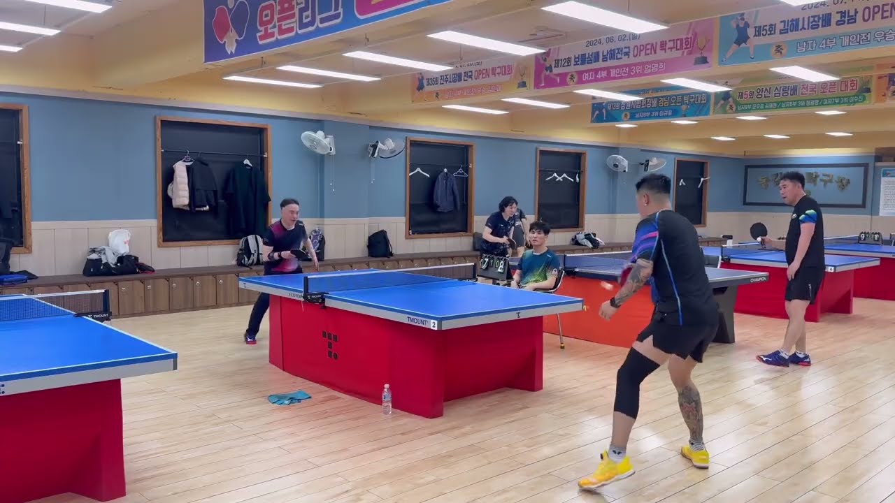 2025. 4.15 동김해탁구장 화요리그 준결승 하건국4 VS 김세규6 