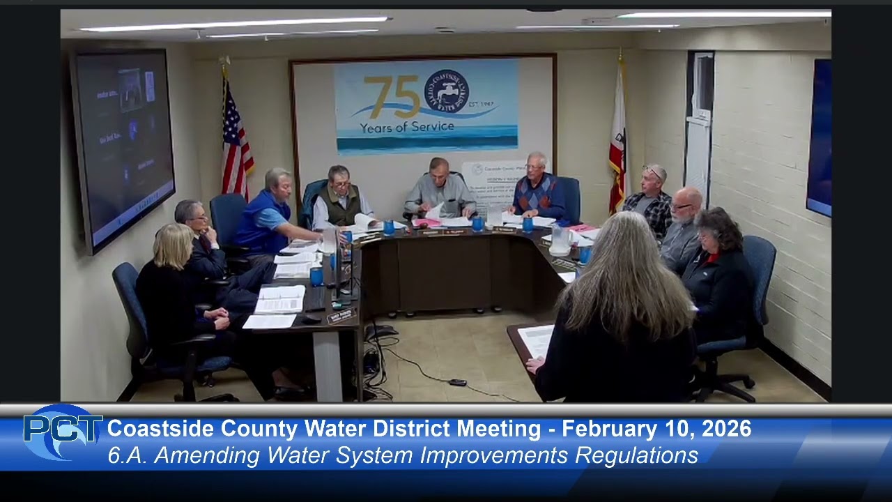 CCWD 2/10/26 - Coastside County Water District Meeting - February 10, 2026