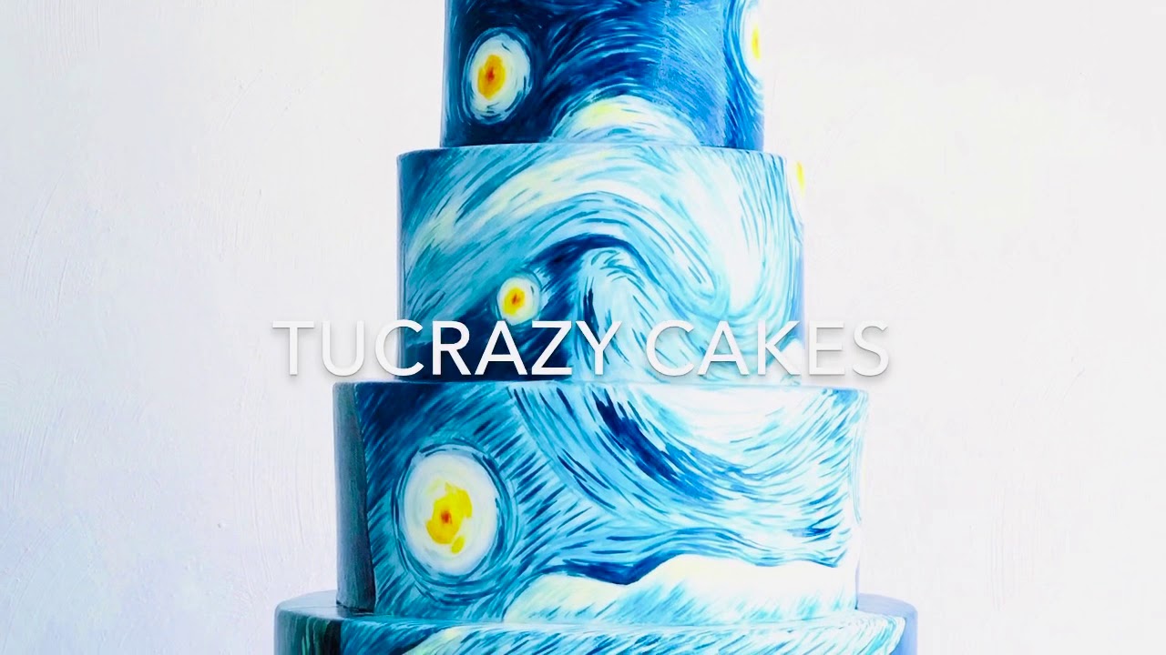 Van Gogh Cake / Pastel Van Gogh / TuCrazy Cakes