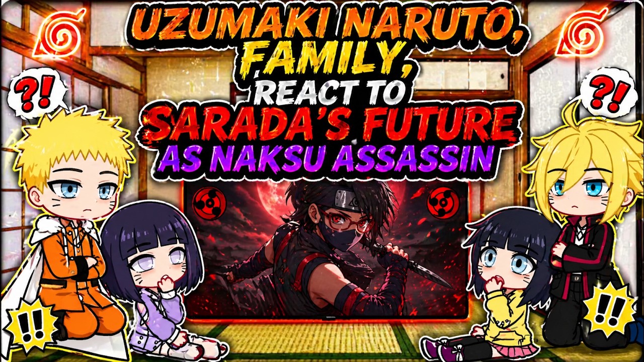 🐼🐻‍❄️🐨UZuMaKi, NaRuTo,  FaMiLy, REACT TO SARADA'S FUTURE AS NAKSU | AOS/NBNG | ANIMAZING PLACE🐼🐻‍❄️🐨