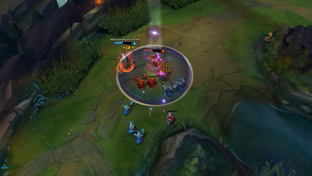 Intense Taric & Yasuo 1v1 fight