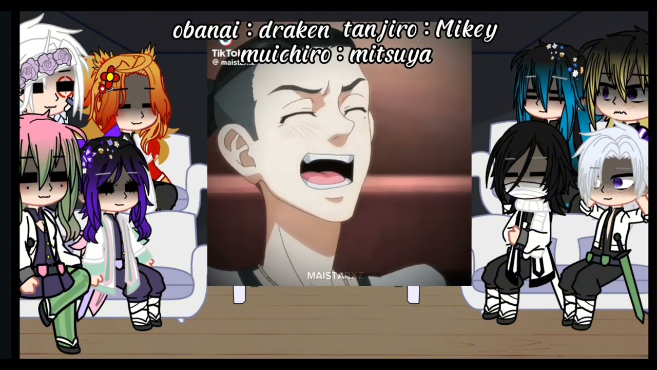 (alguns) hashiras reagindo a tomioka as Emma sano||+ genya parte  2/2