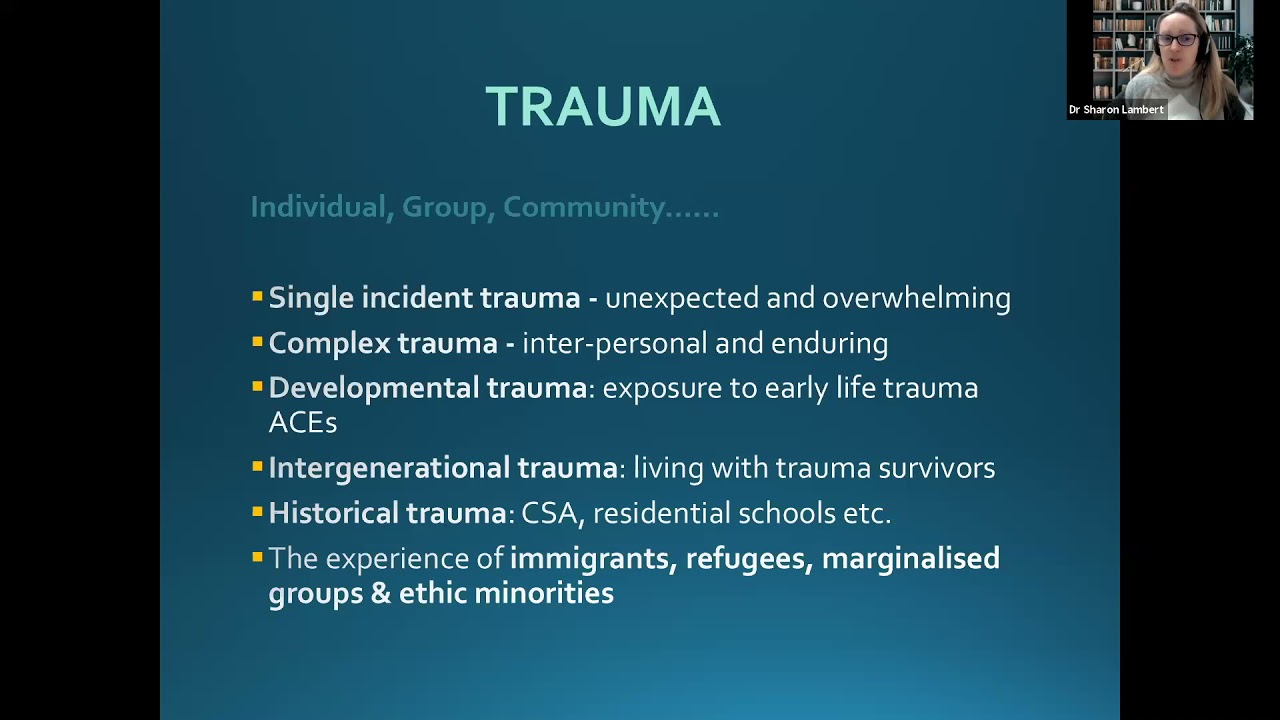 Where the Light Enters -  Dr Sharon Lambert UCC Trauma research: applying findings to service design