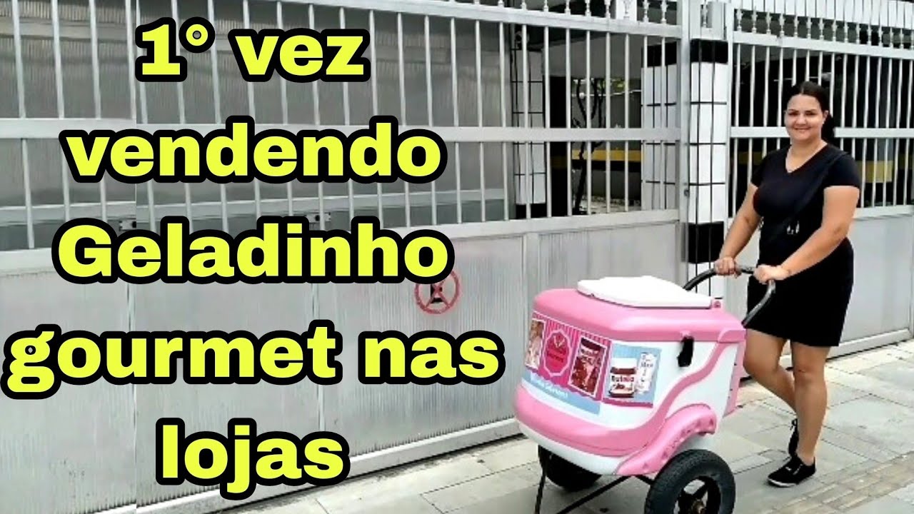 VENDENDO GELADINHO NAS LOJAS