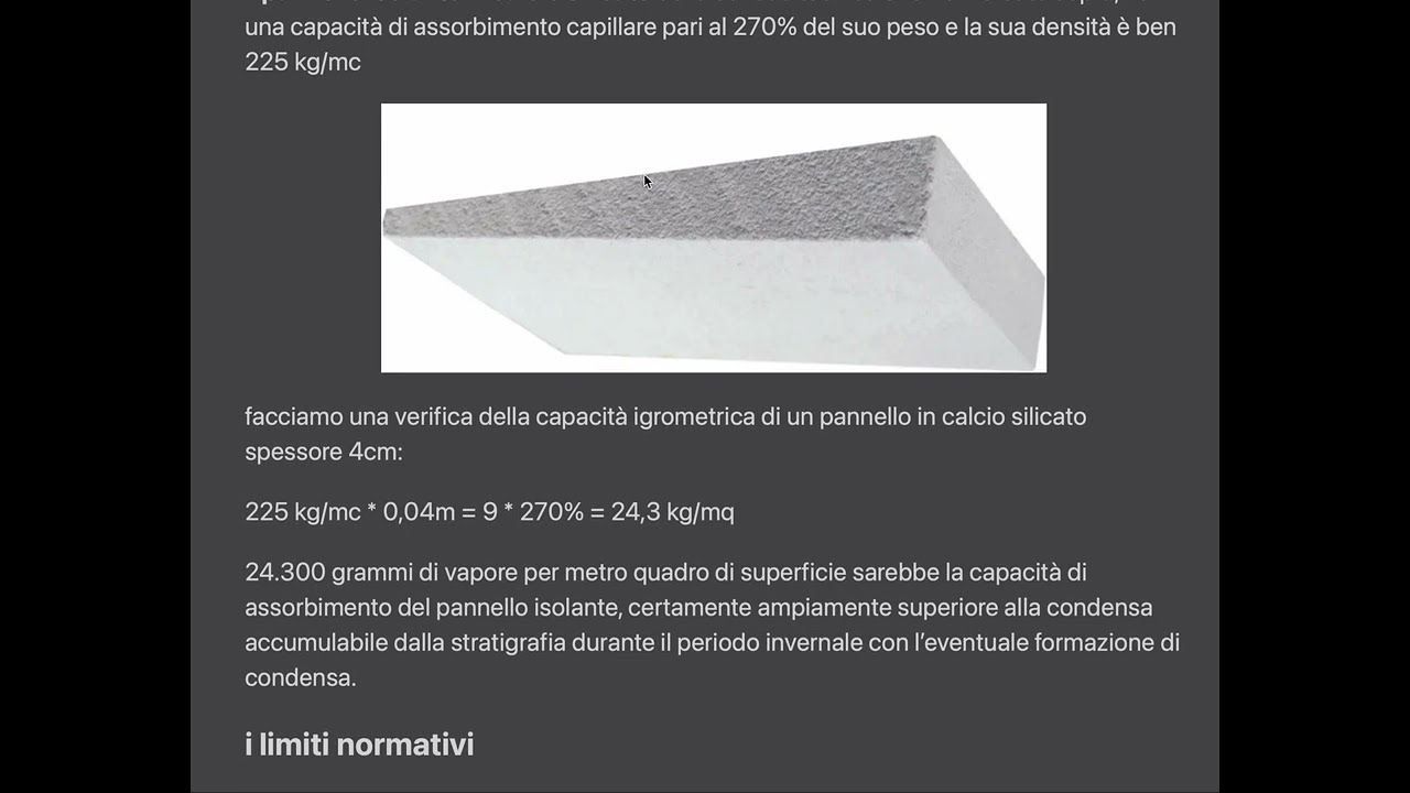 90# Pannello isolante igroscopico per interni