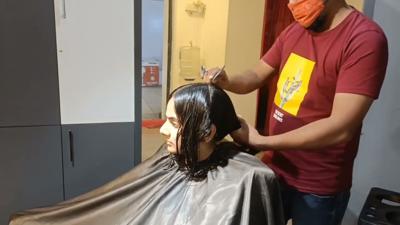 From Long Hair to Bold Short Chop | No Going Back Now – Wet Hair Cut Short | Indian Woman Haircut