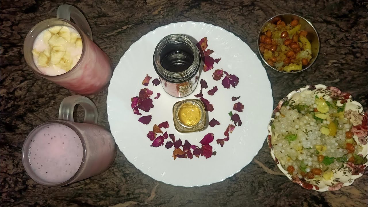  Gulab jal 🌹Gulab ka Ark🥀 Ruhafza lassi 🥂Ruhafza milkshake and Sabudana khichdi 