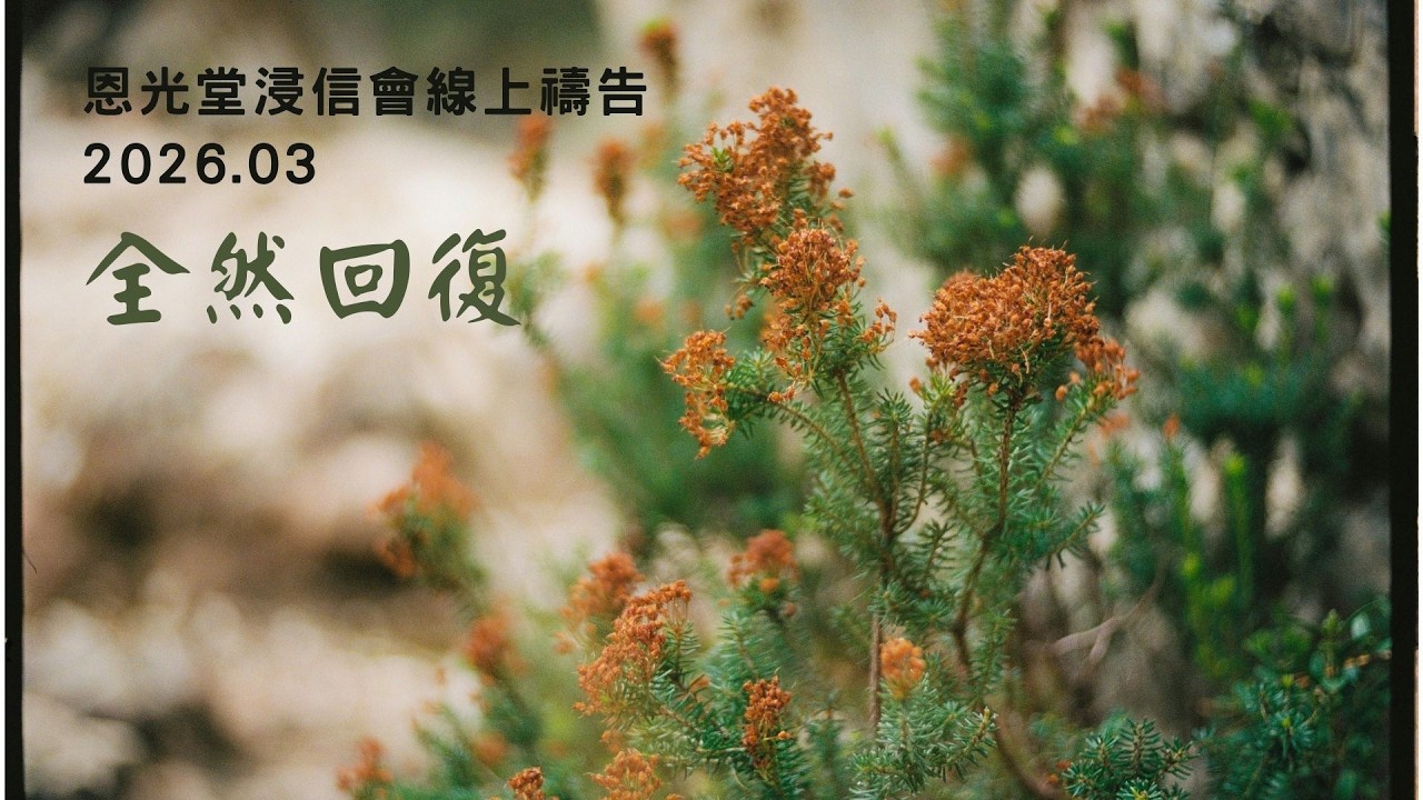 線上晨禱 3月份 【全然回復】day 14 - 2026/03/19