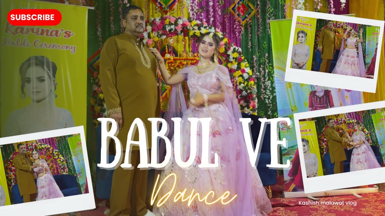 Father daugther dance on babul ve song 🥺 