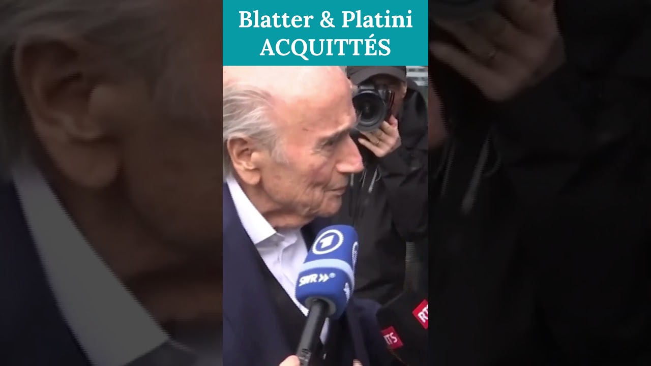 Blatter & Platini ACQUITT&Eacute;S: Fin du Scandale de Corruption FIFA! | AB1E