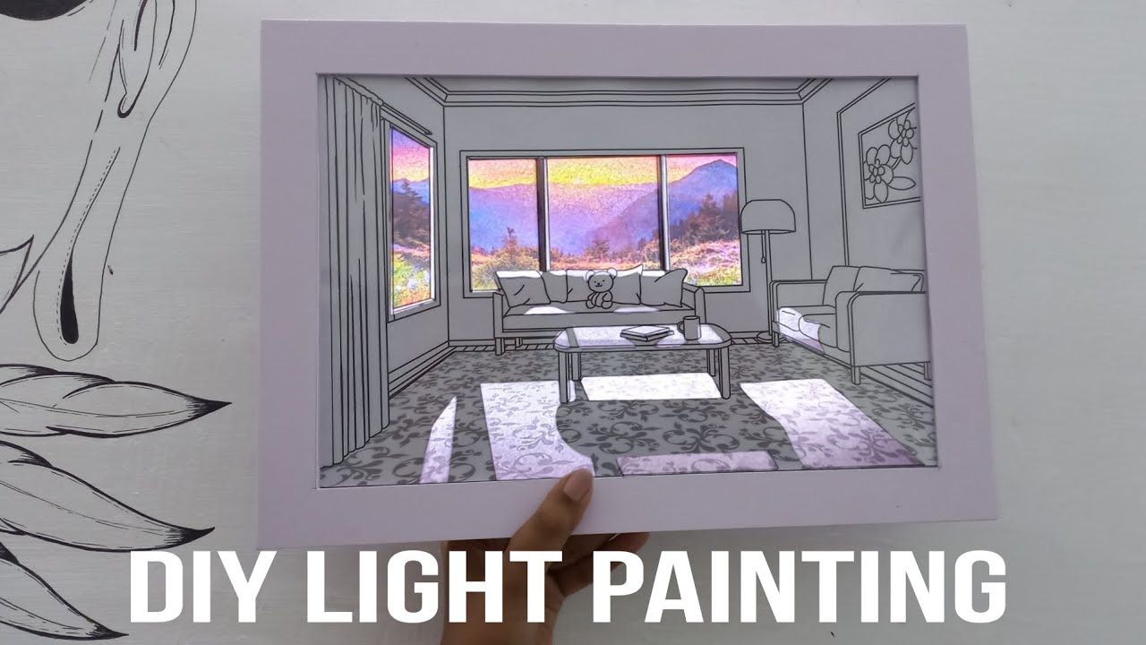 Make Your Own Light painting | DIY Sketch Light Box | Malayalam