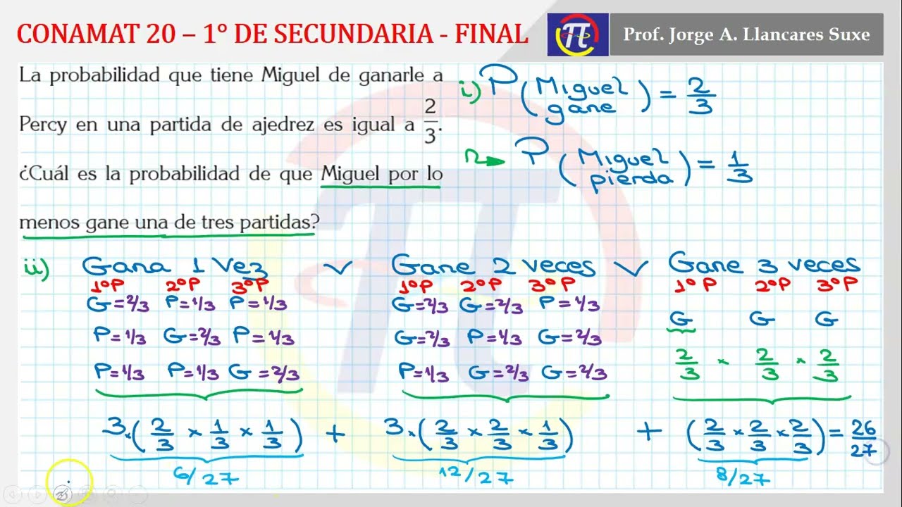CONAMAT 20 - FINAL - 1° DE SECUNDARIA