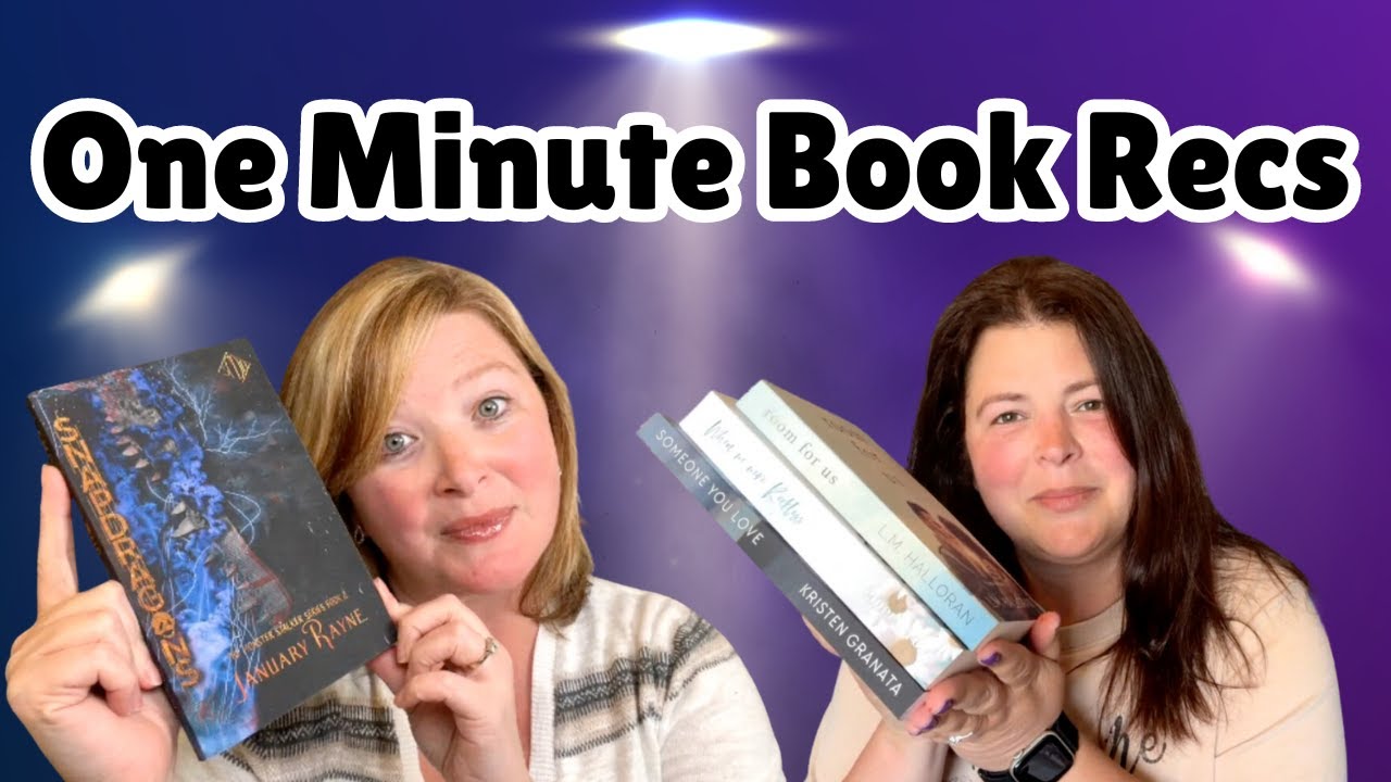 One Minute Book Recs - Age Gap, Taboo, Dark Romance, MC, Contemporary Romance Book Recommendations