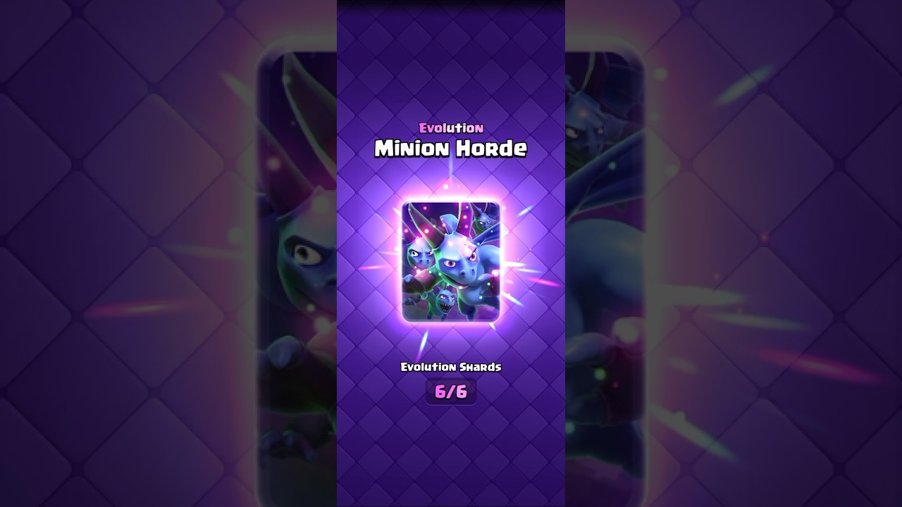 Free Minion Horde Evolution ! #clashroyale