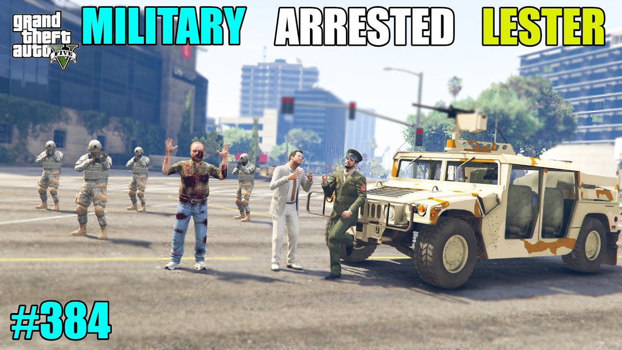GTA 5 : CAN WE SAVED LESTER FROM MILITARY COLONE | GTA 5 GAMEPLAY #384