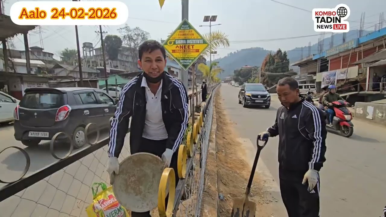 Plantation by KALI  HINAM AJEN SOCIETY (KHAS) //NEHRU CHOWK TO POLICE STATION AALO//GREEN AALO