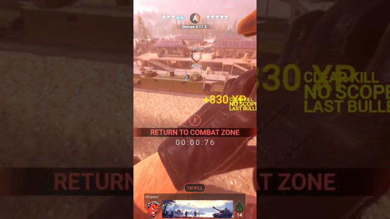 I hit a TRICKSHOT on World War Legion... 🔥