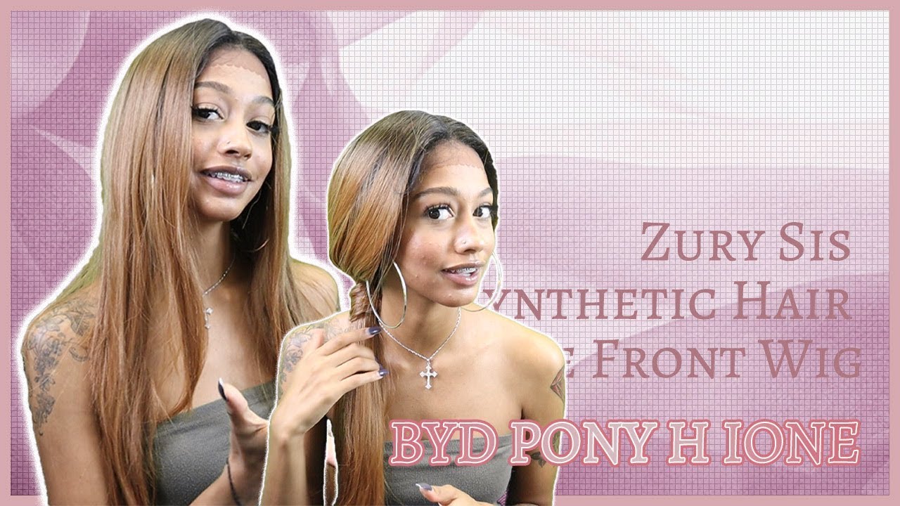 Zury Sis Beyond Synthetic Hair Lace Front Wig - BYD PONY H IONE @Glamourtress.com