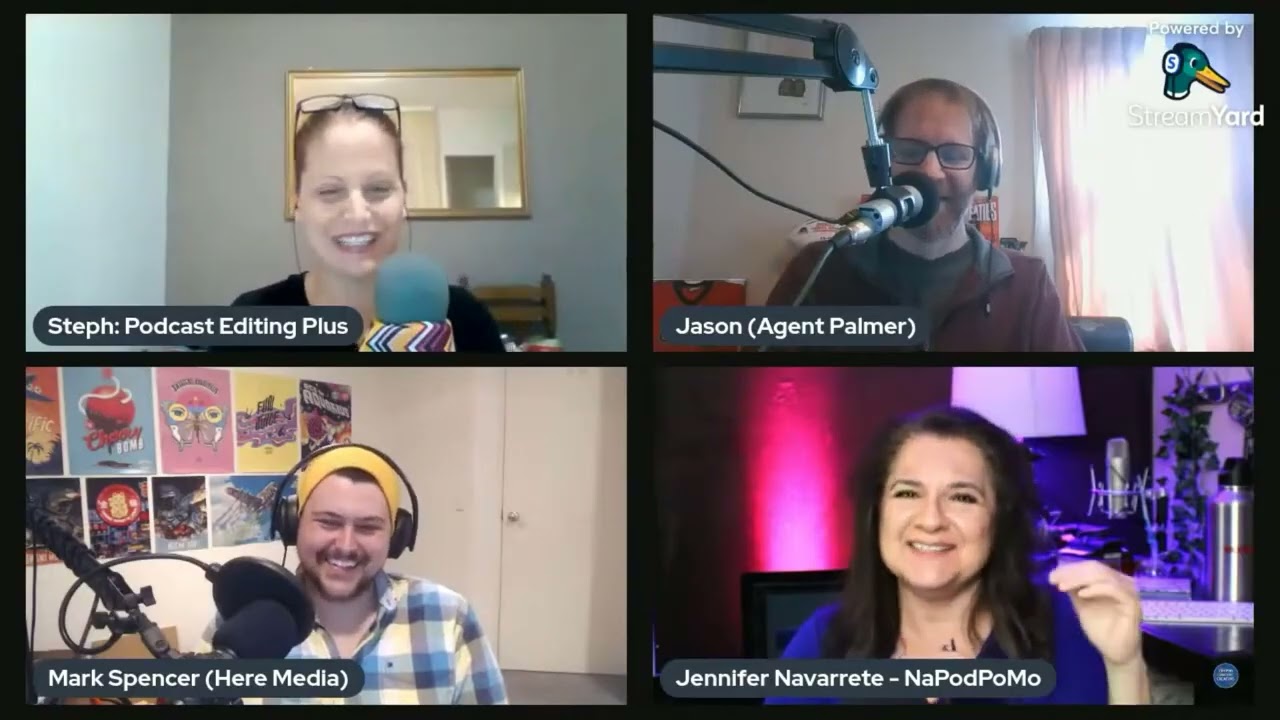 LIVE Casual Podcast Editing Chats  2 of 4  Day 17 NaPodPoMo