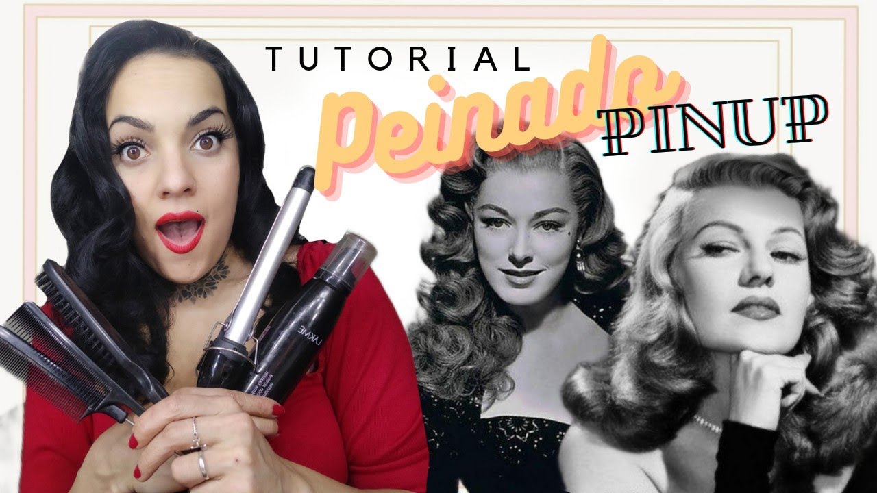 ✨❣️PEINADO BASICO PIN-UP VINTAGE / Técnica de Enrulado  para cualquier Peinado Retro 👁️👁️🤯
