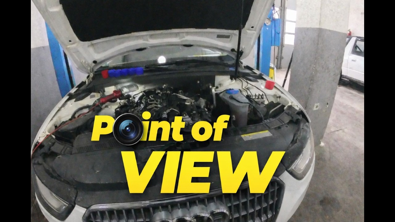 POV - Car Service | Audi A4 Timing Belt and Front Brakes In First Person View 📹