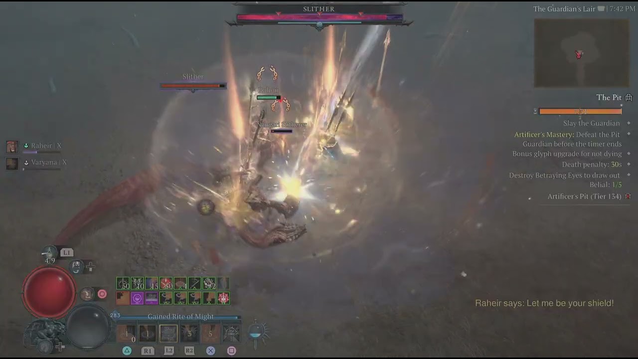 Diablo IV_pit 134 plaladin season 11 no mythic sanctions