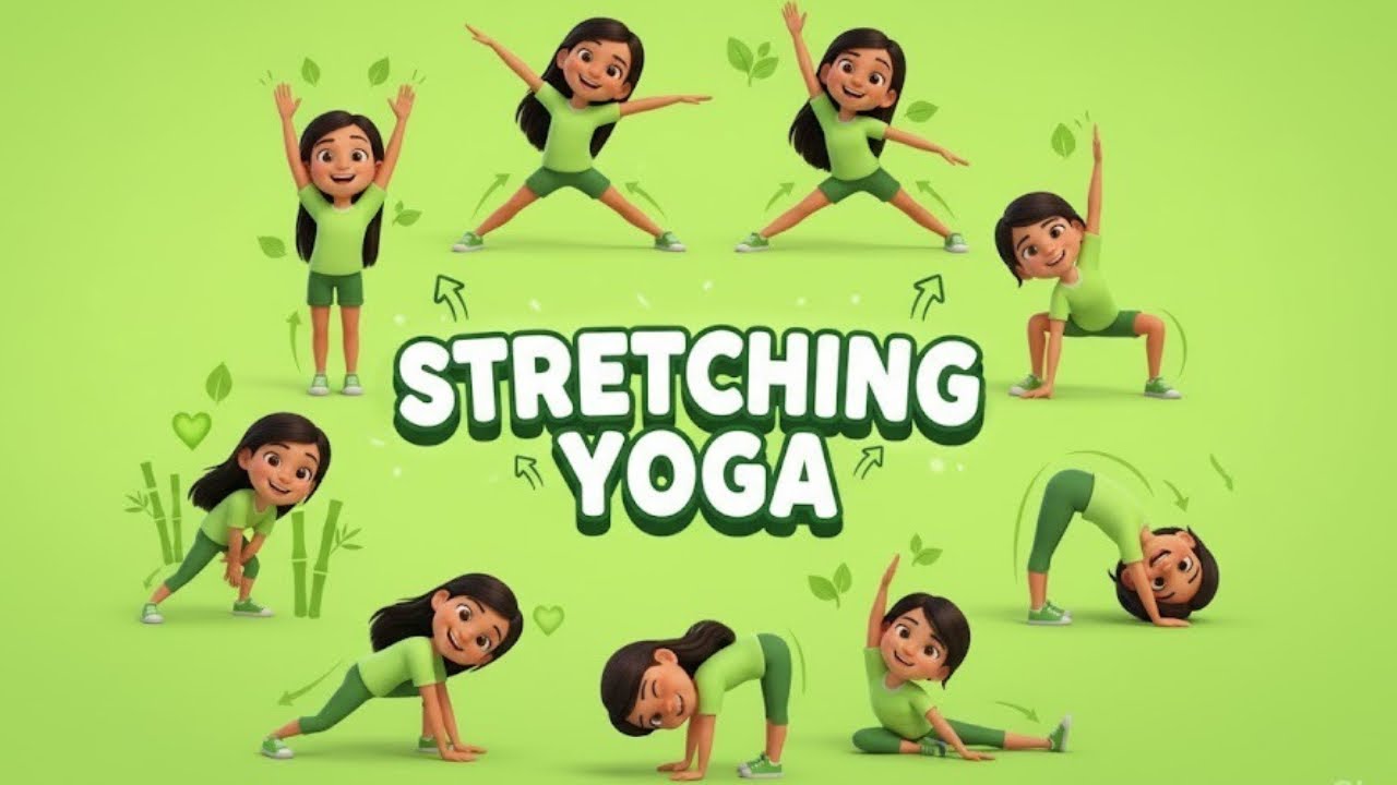 ✨🧘&zwj;♀️ Stretch & Shine Yoga | Fun Kids Stretching Routine with ViviKiids! 🌟