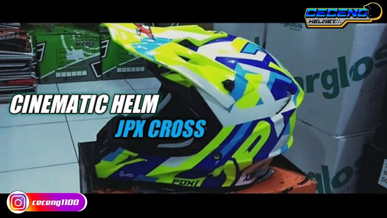 HELM JPX CROSS X29 YELLOW FL ‼ #unboxinghelm #reviewhelm
