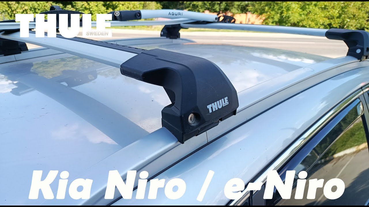Roof rack bar Kia Niro Crossbars Installation