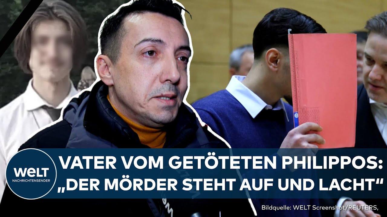 PROZESS IN BIELEFELD: Philippos Mörder lacht dreist vor Gericht! Vater des Opfers sieht 