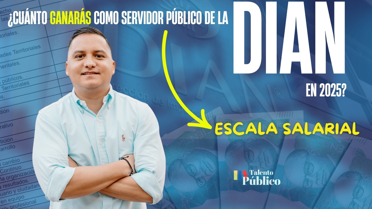 💰&iquest;Cu&aacute;nto GANA un servidor p&uacute;blico en la DIAN? | Sueldos 2025 con beneficios incluidos 📈