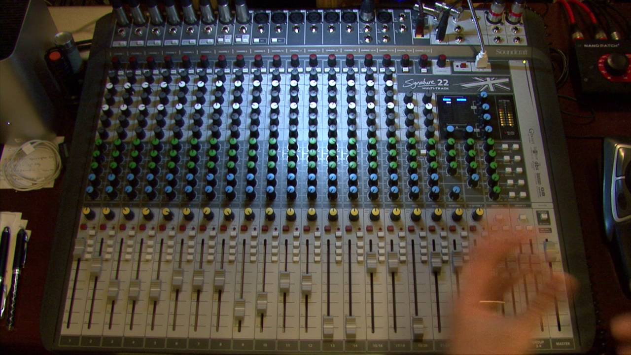 Soundcraft Signature 22mtk: Routing & Mix Levels