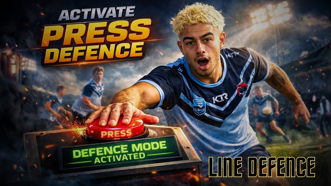 Destroy Line Attack with Press Defence | Touch Rugby/Football | Breakdown